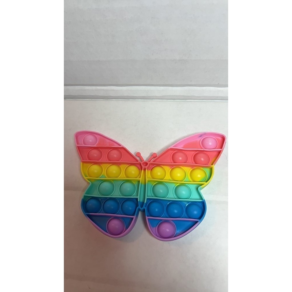 Rainbow Butterfly Pop It Fidget Toy